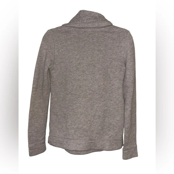 J. Crew Cowl Neck Gray Sweatshirt - Picture 2 of 5